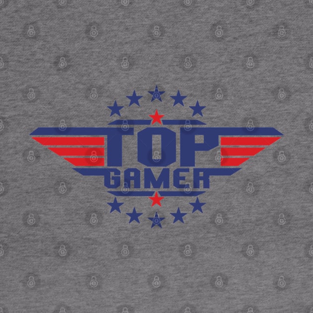 Top Aviation Pilot Gamer Funny Retro Cool Gaming by RuftupDesigns